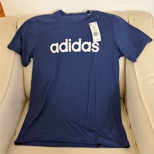 NWT Adidas Men's Blue T-Shirt